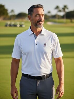 FootJoy Men’s Golf Polo White Embroidered Swinging Alabama Elephant Size-2XL NWT